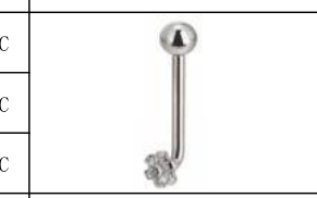 Opal and CZ Disc Titanium Curved Barbell [GZN TB-1278]