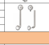 CZ Gem Ball Titanium Curved Barbell [GZN TB-1336]