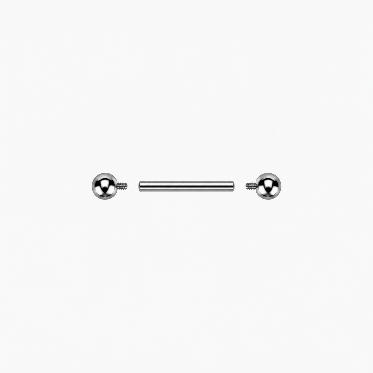 16G Internally Threaded Titanium Straight Barbell